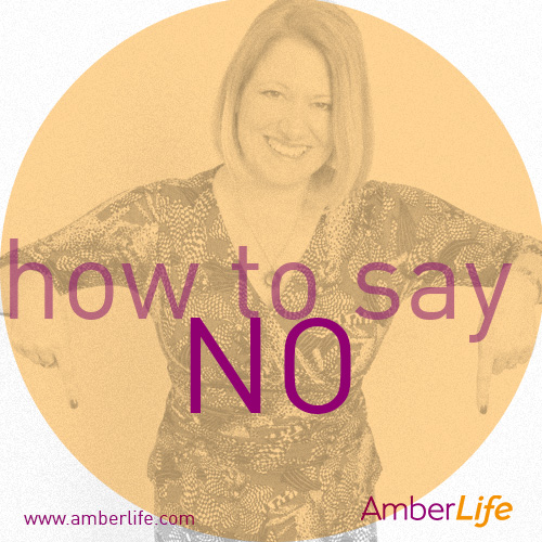 say no