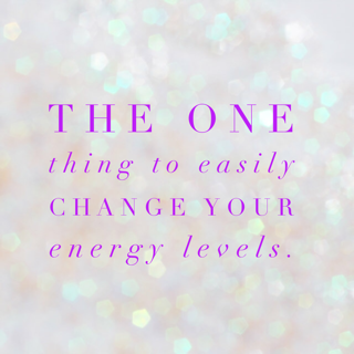 Change your energy levels