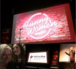 Funny Women Awards Final in Blog for IWD by Jo James AmberLife