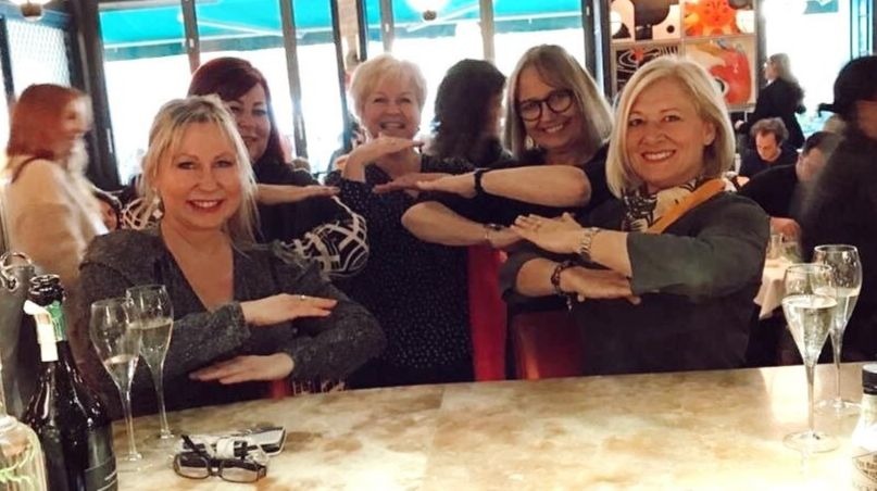 Contacts and Cuisine networking lunch, facilitated networking by Jo James, AmberLife